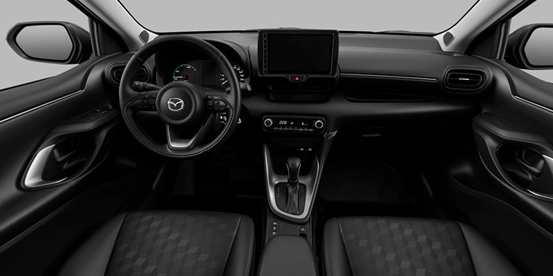 Interior del Mazda2 Hybrid 2024