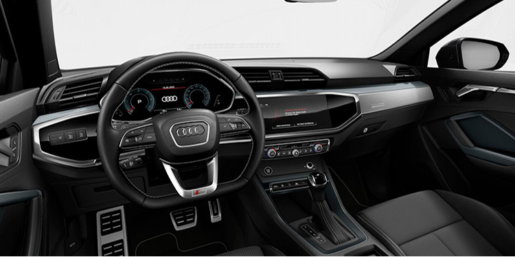 Imagen interior de la parrilla delantera Audi Q3 Sportback