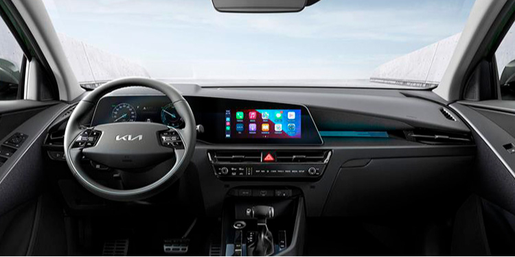 Visión interior del conductor Kia Niro Concept