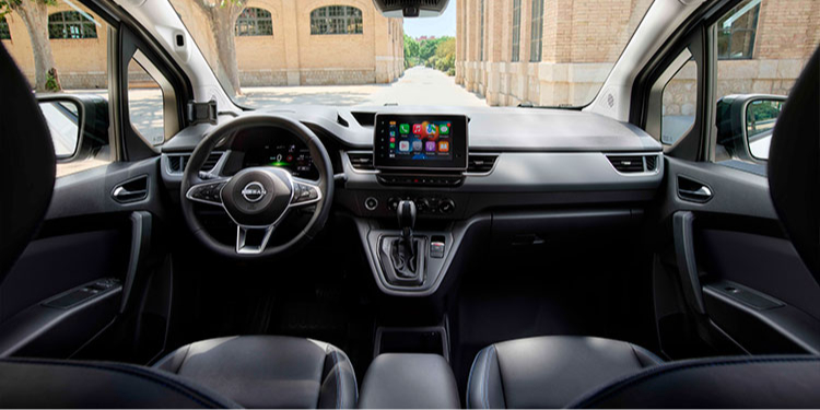 Interior vehículo Nissan Townstar