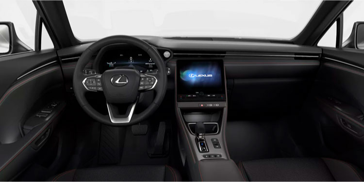 Interior frontal Lexus Elegant Black
